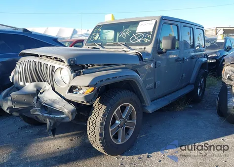 2018 Jeep Wrangler Unlimited Sahara 4X4 from USA, damaged, VIN 1C4HJXEG0JW256443